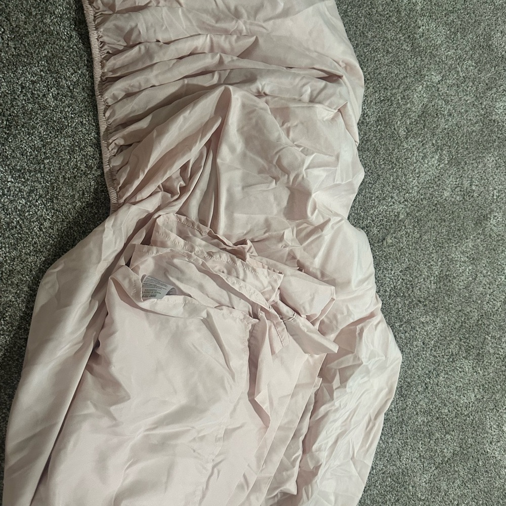 Light Pink Twin XL sheet set